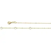 Jackie Gold Chaîne coeur en or jaune 14 carats