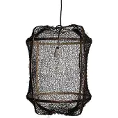 Ay Illuminate Suspension Z5 filet de sisal noir ø42x57cm