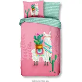 Good Morning Housse de couette pour enfants Lalama 140x200/220 cm