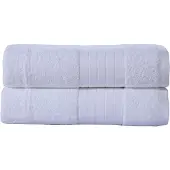 Good Morning Serviettes set of 2 - Blanc - (70x140 cm) - Coton