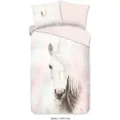 Good Morning Housse de couette enfant FLUFFY 140x200/220 cm Rose