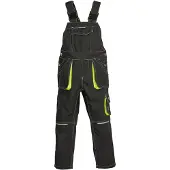 Planam Salopette anthracite/jaune 122/128 134/140 (134)