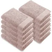 Walra Remade Towels 50x100 - set of 10 - Heavy quality 550 g/m2 - Powder Pink
