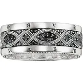 Thomas Sabo Bandring Love Knot, (52, Argent 925)