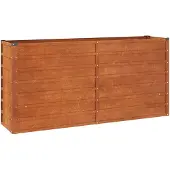 vidaXL Lit surélevé de jardin rouillé 160x40x77 cm acier corten