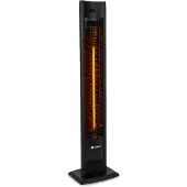Vonroc Chauffage de terrasse 2000W Filicudi – Élément en carbone |Télécommande et minuterie incl.