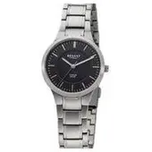 Regent Montre solaire titane dames bracelet métallique Ø30mm (anthracite)