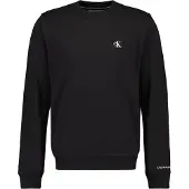 Calvin Klein Sweat-shirt 'Essential' noir / blanc