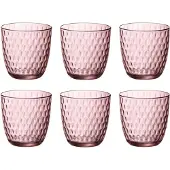 Bormioli Rocco Verres Slot, Rose, 6 Unités, 29cl