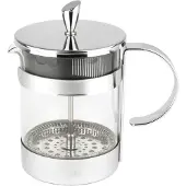 Leopold Vienna Luxe 600ml Coffee Maker Clair,Argenté