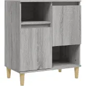 vidaXL Sideboard Gris Sonoma 60x35x70 cm Bois composite