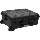 vidaXL Valise de vol avec roulettes Noir 63x50x23 cm PP