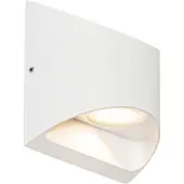 QAZQA Applique murale d'extérieur moderne blanche avec LED 2 lumières IP54 - Mal