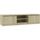 vidaXL Armoire TV Chêne Sonoma 140x40x35,5 cm Bois composite