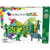 Magna-Tiles Ensemble d'aimants - 50 Parties - Dino World XL - - UneTaille - Jouets Magnétiques