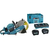 Makita CE002GL204X XGT 2x40V Max Batterie Li-ion Ensemble Meuleuse (2x 8.0Ah) En Boîte/boîte - 355mm