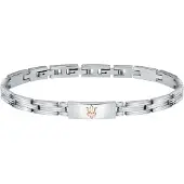 Maserati Jm121atk12 21.5 Cm Bracelet Argenté Homme