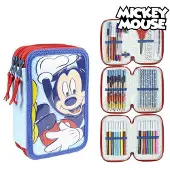 Cerdá Plumier avec accessoires 3 niveaux Mickey 2100003041