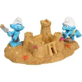 Diverse Figure Smurfs Sandcastle