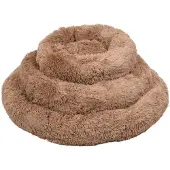 Flamingo Lit pour chien , rond, couleur moka, dimensions : 50 cm