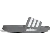 Adidas Mule 'Adilette' gris foncé / blanc