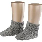 Falke Coton Catspads Baby-Stoppersocken gris clair 80/92