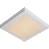 Lucide Éclairage de plafond Brice-Led 30 cm carrés blanc IP44
