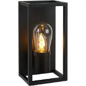 Lucide Lampe murale noire Carlyn salle de bain unique IP54