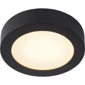 Lucide Éclairage de plafond Brice-Led Ø 18cm - IP44 noir