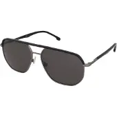 Carrera Lunettes de soleil - - 304/S DARK RUTHENIUM - Métal - Argenté - Protection 3