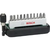 Bosch Jeu d'embouts 12 pièces Accessories 2 (Clé Allen, Torx TX)