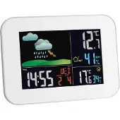 TFA-Dostmann TFA - Station météo radio avec écran couleur PRIMAVERA 35.1136.02 - blanc