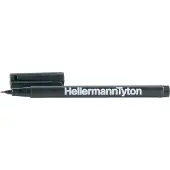 Hellermanntyton Crayon de marquage, set de 2, noir (2x)