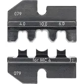 Knipex 97 49 71 Matrice à sertir pour connecterus solaires Convient pour MC4 4 à 10 mm² adapté pour marque (pinces) Kni