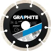 Graphite - Segment - Disque diamant - 125x22.2x8.0x2.2mm
