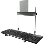 Dataflex Support universel de clavier 592 (Sol, 1.50 kg), Support de moniteur, Argent