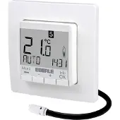 Eberle Thermostat d'ambiance encastré FIT 3, Thermostat, Blanc