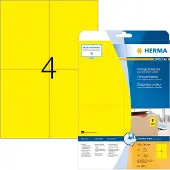 Herma Étiquettes couleur A4 amovibles
