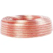 Logilink CA Câble de haut-parleur (25 m, 1.50 mm²² mm), Câble d'enceinte, Transparent