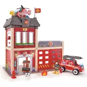 Hape Playset Grande Caserne de Pompiers
