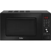 Amica Micro-ondes de comptoir AMGF20E1GB avec grill, 20 L, 700 W, noir
