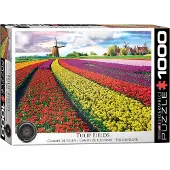 Eurographics Puzzle de champs de tulipes (HDR) 1000 pièces