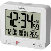 Technoline Horloge radio avec veilleuse blanche