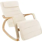 TecTake - Fauteuil à bascule Onda - beige - 403527