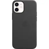 Apple iPhone 12 mini Back Cover avec MagSafe Cuir Noir