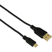 Hama - Câble USB - USB (M) pour Micro-USB de type B (M) reversible - USB 2.0 - 75 cm - moulé - noir