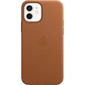 Apple iPhone 12 et 12 Pro Back Cover avec MagSafe Cuir Havane
