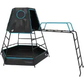 Tp Toys Structure à grimper "Explorer" Tour de jeux pour enfants noire