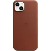 Apple Coque en cuir avec MagSafe pour iPhone 14 Plus Umber