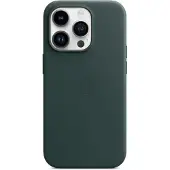 Apple Coque Leather MagSafe iPhone 14 Pro - Forest Green